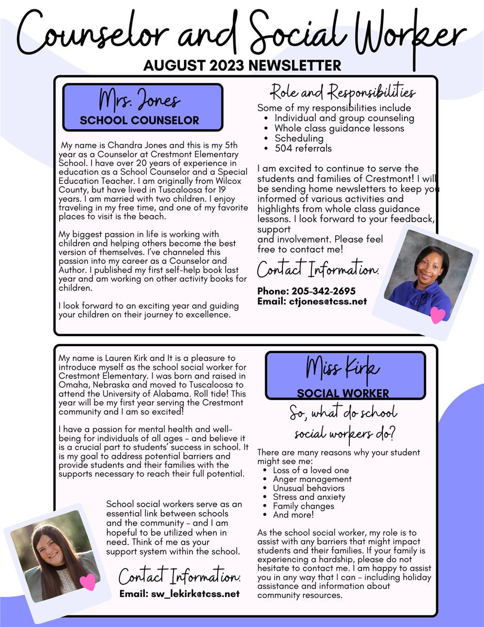 Counselor Newsletter